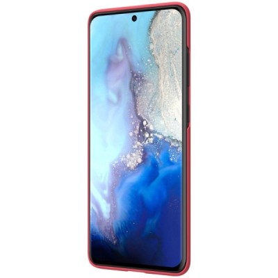 Samsung Galaxy S20 Nillkin Frosted Shield красный пластиковый чехол | Vacins.lv