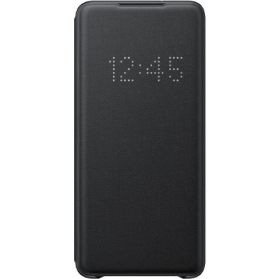 Samsung Galaxy S20 Ultra (G988) oficiāls Smart Led View Cover atvērams melns maciņš (maks) | Vacins.lv