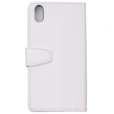 Samsung Galaxy XCover Pro (G715) atvēramais ādas balts maciņš, grāmata (maks) | Vacins.lv