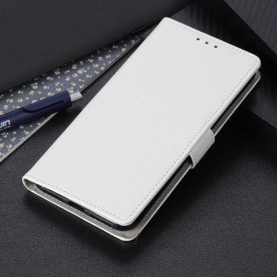 Samsung Galaxy XCover Pro (G715) atvēramais ādas balts maciņš, grāmata (maks) | Vacins.lv