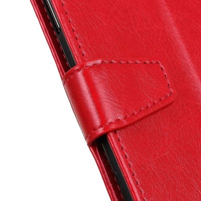 Samsung Galaxy XCover Pro (G715) atvēramais ādas sarkans maciņš, grāmata (maks) | Vacins.lv