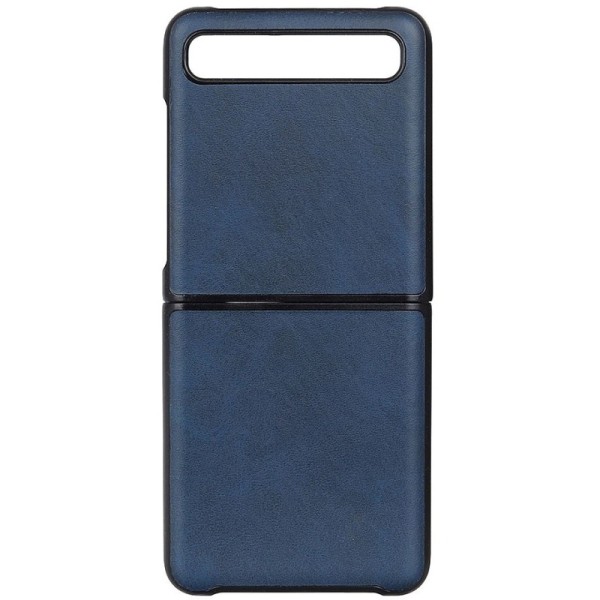 „Slim Leather“ apvalks - zils (Galaxy Z Flip)