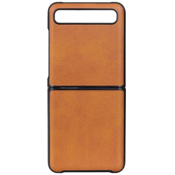 „Slim Leather“ apvalks - gaiši brūns (Galaxy Z Flip)