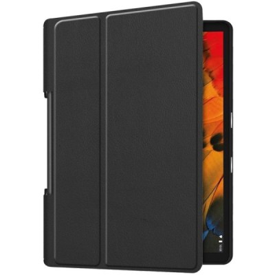 Lenovo Yoga Smart Tab 10.1 (YT-X705F, YT-X705L) чёрный кожаный чехол-книжка (складной) | Vacins.lv