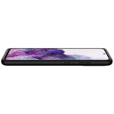 Samsung Galaxy S20 (G980) Spigen Liquid Air чёрный твердый силиконовый чехол | Vacins.lv