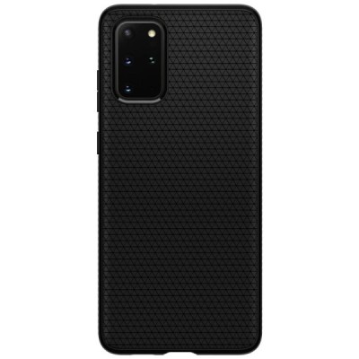 Samsung Galaxy S20+ Plus (G986) Spigen Liquid Air чёрный твердый силиконовый чехол | Vacins.lv