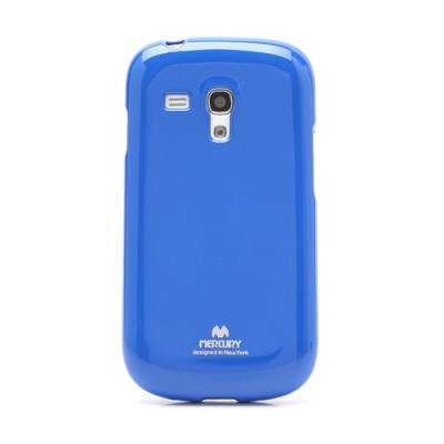 Samsung Galaxy S3 mini i8190 Mercury tumši zils cieta silikona (TPU) futrālis / Vacins.lv