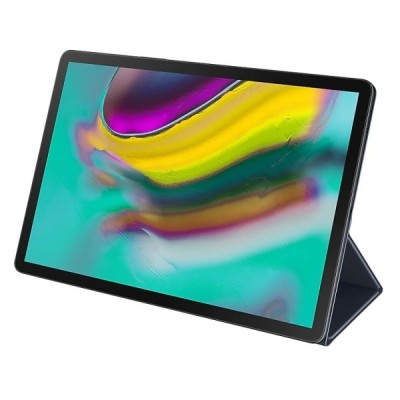 Оригинальный Samsung Galaxy Tab S5e (T720, T725) Book Cover EF-BT720 чёрный кожаный чехол-книжка | Vacins.lv