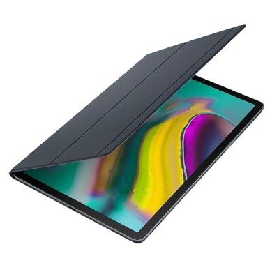Оригинальный Samsung Galaxy Tab S5e (T720, T725) Book Cover EF-BT720 чёрный кожаный чехол-книжка | Vacins.lv