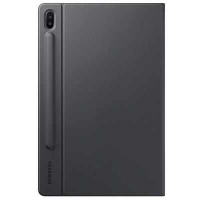 Оригинальный Samsung Galaxy Tab S6 10.5 (T865, T860) Book Cover EF-BT860 чёрный кожаный чехол-книжка | Vacins.lv