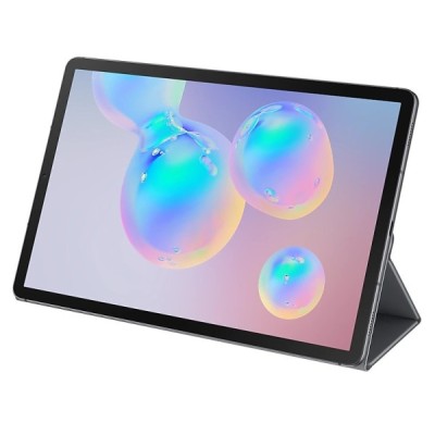 Оригинальный Samsung Galaxy Tab S6 10.5 (T865, T860) Book Cover EF-BT860 чёрный кожаный чехол-книжка | Vacins.lv