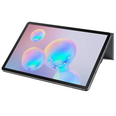Оригинальный Samsung Galaxy Tab S6 10.5 (T865, T860) Book Cover EF-BT860 чёрный кожаный чехол-книжка | Vacins.lv
