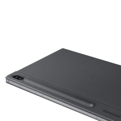 Оригинальный Samsung Galaxy Tab S6 10.5 (T865, T860) Book Cover EF-BT860 чёрный кожаный чехол-книжка | Vacins.lv