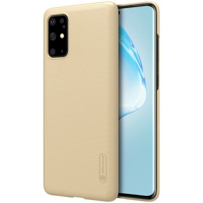 Samsung Galaxy S20+ Plus (G985) Nillkin Frosted Shield золотой пластиковый чехол | Vacins.lv