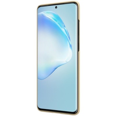 Samsung Galaxy S20+ Plus (G985) Nillkin Frosted Shield золотой пластиковый чехол | Vacins.lv