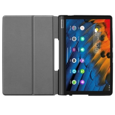 Lenovo Yoga Smart Tab 10.1 (YT-X705F, YT-X705L) красный кожаный чехол-книжка (складной) | Vacins.lv