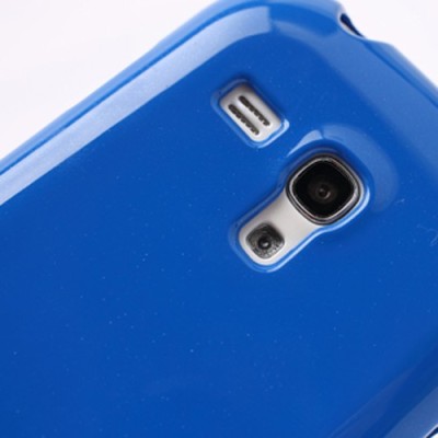 Samsung Galaxy S3 mini i8190 Mercury tumši zils cieta silikona (TPU) futrālis / Vacins.lv