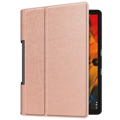 Lenovo Yoga Smart Tab 10.1 (YT-X705F, YT-X705L) золотой кожаный чехол-книжка (складной) | Vacins.lv