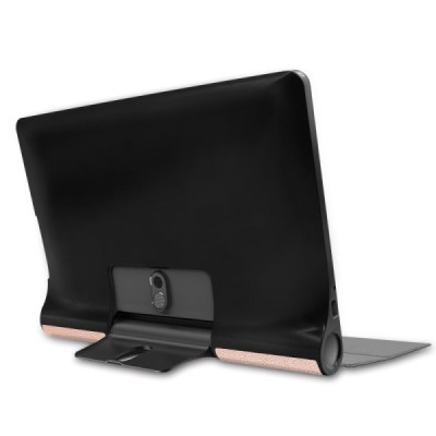 Lenovo Yoga Smart Tab 10.1 (YT-X705F, YT-X705L) золотой кожаный чехол-книжка (складной) | Vacins.lv
