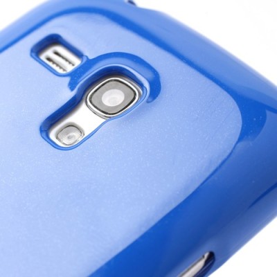 Samsung Galaxy S3 mini i8190 Mercury tumši zils cieta silikona (TPU) futrālis / Vacins.lv