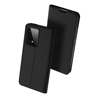 Samsung Galaxy S20 Ultra (G988) Dux Ducis Skin sērijas melns atvērams maciņš, maks | Vacins.lv