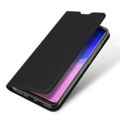Samsung Galaxy S20 Ultra (G988) Dux Ducis Skin sērijas melns atvērams maciņš, maks | Vacins.lv