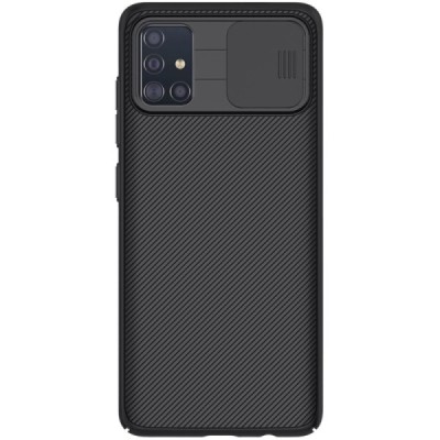 Samsung Galaxy A51 (A515) Nillkin CamShield melns apvalks | vacins.lv