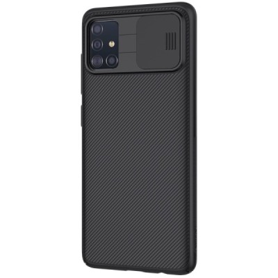 Samsung Galaxy A51 (A515) Nillkin CamShield melns apvalks | vacins.lv