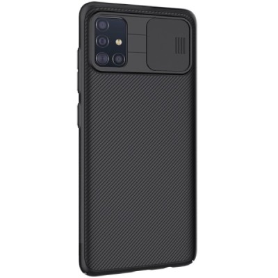 Samsung Galaxy A51 (A515) Nillkin CamShield melns apvalks | vacins.lv