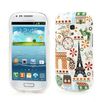 Samsung Galaxy S3 mini i8190 krāsains cieta silikona futrālis / Vacins.lv
