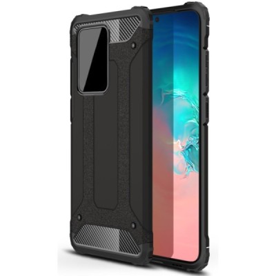 Pastiprinātas aizsardzības melns Samsung Galaxy S20 Ultra (G988) apvalks | Vacins.lv