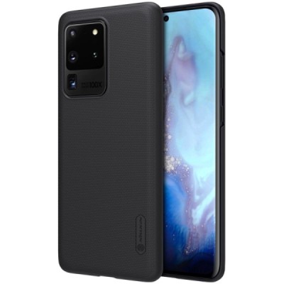Samsung Galaxy S20 Ultra (G988) Nillkin Frosted Shield чёрный пластиковый чехол | Vacins.lv