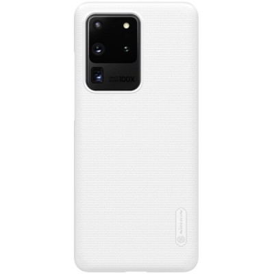 Samsung Galaxy S20 Ultra (G988) Nillkin Frosted Shield белый пластиковый чехол | Vacins.lv