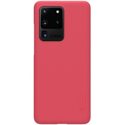 Samsung Galaxy S20 Ultra (G988) Nillkin Frosted Shield красный пластиковый чехол | Vacins.lv