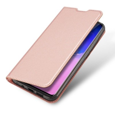 Samsung Galaxy S20 Ultra (G988) Dux Ducis Skin sērijas rozs atvērams maciņš, maks | Vacins.lv