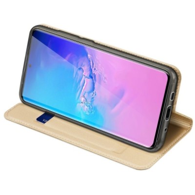 Samsung Galaxy S20 Ultra (G988) Dux Ducis Skin серии золотой кожаный чехол-книжка | Vacins.lv