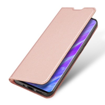Samsung Galaxy S20+ Plus (G985) Dux Ducis Skin серии розовый кожаный чехол-книжка | Vacins.lv
