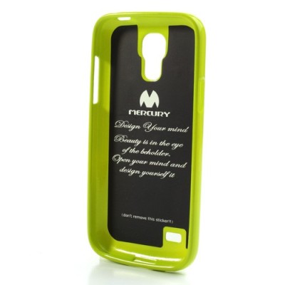 Samsung Galaxy S4 mini Mercury zaļš cieta silikona (TPU) futrālis / Vacins.lv
