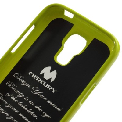 Samsung Galaxy S4 mini Mercury zaļš cieta silikona (TPU) futrālis / Vacins.lv