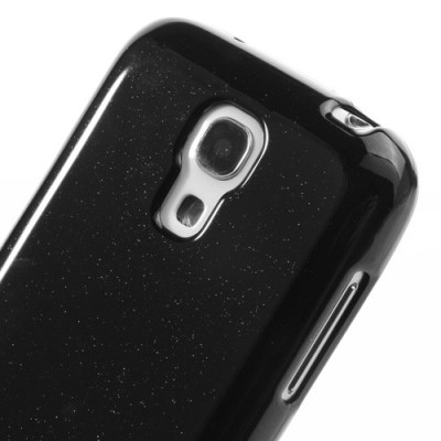 Samsung Galaxy S4 mini Mercury melns cieta silikona (TPU) futrālis / Vacins.lv