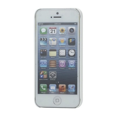 Apple iPhone 5, Apple iPhone 5S „Burberry“ stils gaiši brūns / balts apvalks / Vacins.lv