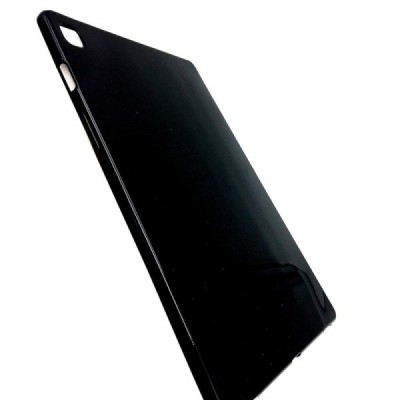 Samsung Galaxy Tab A 10.1 2019 (T515, T510) твердый силиконовый чёрный чехол из TPU - задняя часть | Vacins.lv