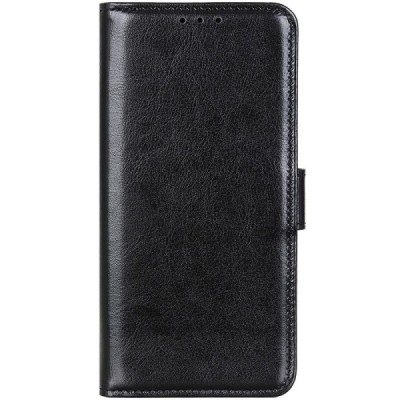 LG K50S (LM-X540) открываемый чёрный кожаный чехол - книжка | Vacins.lv