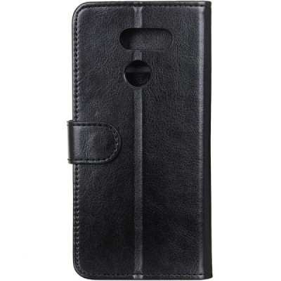 LG K40S (LM-X430) atvēramais ādas melns maciņš, grāmata (maks) | Vacins.lv
