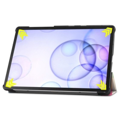 Samsung Galaxy Tab S6 10.5 (T865, T860) „Cubes“ atvēramais krāsains maciņš / Vacins.lv