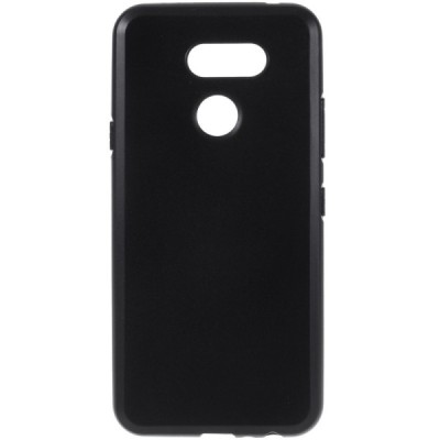 LG K40S (LM-X430) твердый силиконовый (TPU) чехол чёрный | Vacins.lv