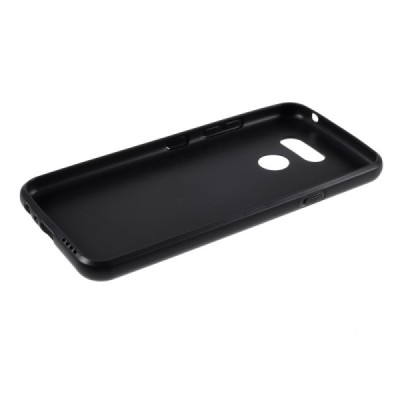LG K40S (LM-X430) cieta silikona (TPU) melns apvalks | vacins.lv