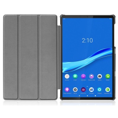 Lenovo Tab M10 Plus 10.3" (X606F) чёрный кожаный чехол-книжка (складной) | Vacins.lv
