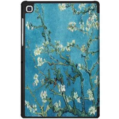 Samsung Galaxy Tab S5e (T720, T725) „Sakura“ открываемый разноцветный кожаный чехол - книжка | Vacins.lv