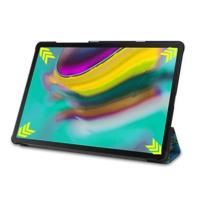 Samsung Galaxy Tab S5e (T720, T725) „Sakura“ открываемый разноцветный кожаный чехол - книжка | Vacins.lv